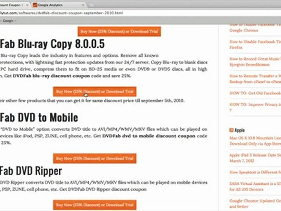 DVDFab Discount Coupon Code 2015 Latest