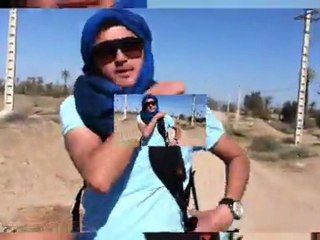 Camel ride in Marrakech palm groves Diego and Ulises 2