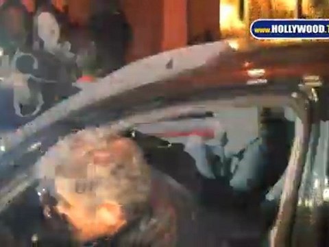 George Clooney and Stacy Keibler out to dinner.