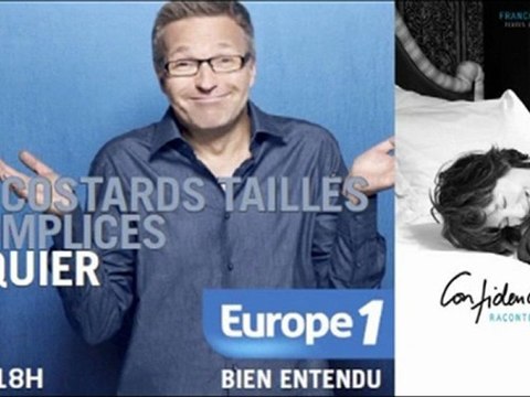 Laurent Ruquier et Christophe Beaugrand parle du livre photos Confidences d'artistes raconte moi ton lit dans l' emission On va s'gener sur Europe1.