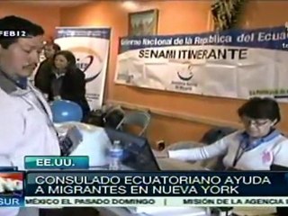 Consulado ecuatoriano en EE.UU. informa y ayuda a migrantes