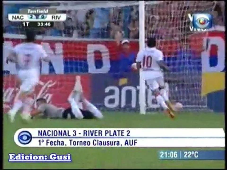 Nacional 3 River Plate 2