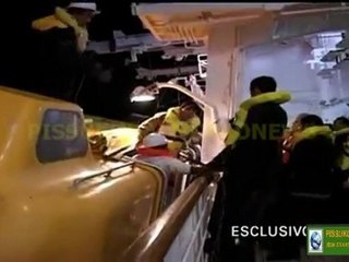 Costa Concordia - new video on the escape  - rel.date 11.02.2012