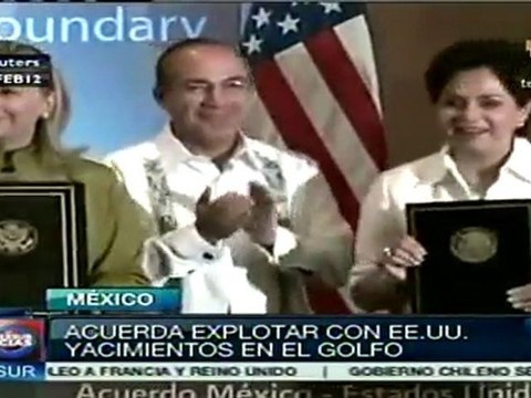 México y EE.UU. explotarán yacimientos en el Golfo