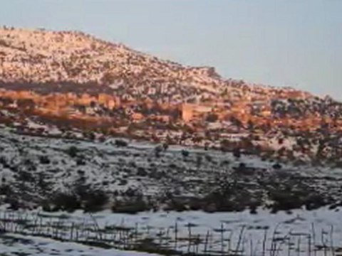 La Kabylie sous la neige