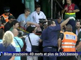 Accident de train en Argentine: 49 morts et plus de 500 blessés