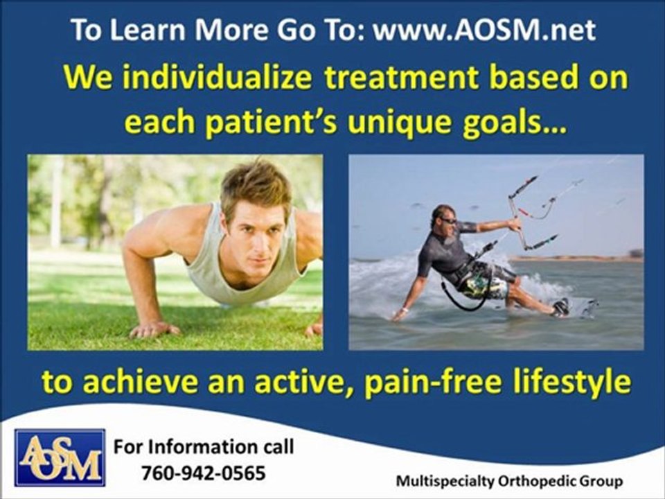 Orthopedic Surgery Encinitas, Carlsbad CA 760-942-0565