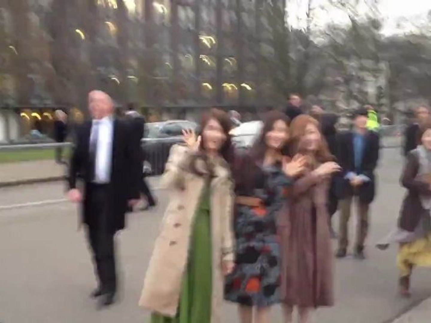 YoonA, SeoHyun & Tiffany @Before Burberry Show 2012