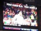 Guy Gets Called Out  on Jumbotron