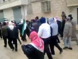 فري برس   حلب  حور   جمعة المقاومة الشعبية 17 2 2012