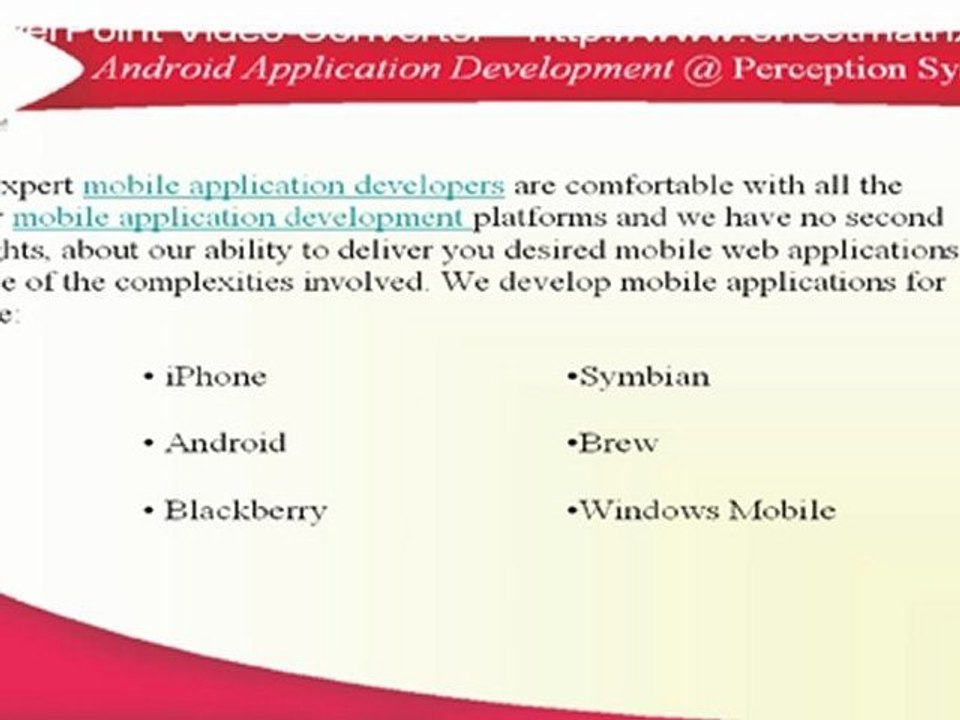 All About Android Application Development