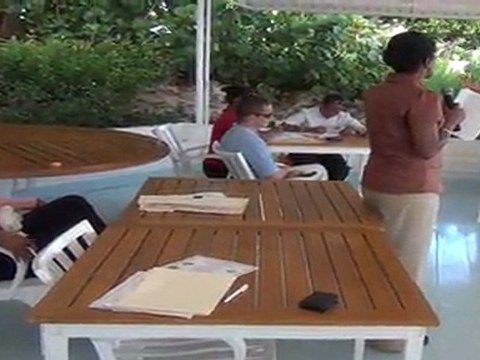 Managers vs staff quizz bee at Cap Juluca hotel video 2