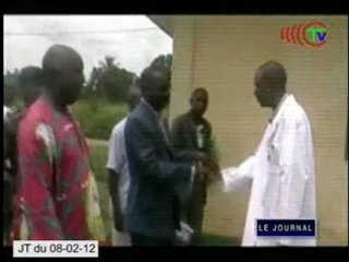 Visite des chantiers en cours de réalisation dans la Bouenza