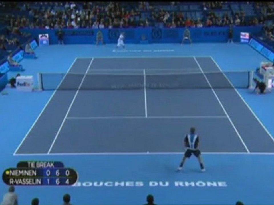 Marseille - Roger-Vasselin besiegt Jarkko Nieminen