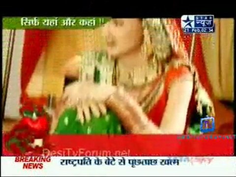 Saas Bahu Aur Saazish SBS [Star News] - 21st February 2012 P1