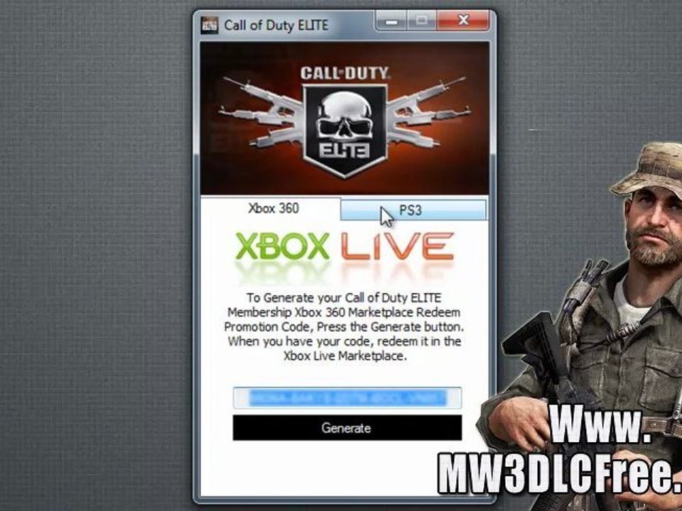 How to Get Call of Duty ELITE Membership DLC Free on Xbox 360 And PS3