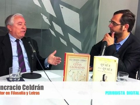 PD entrevista a Pancracio Celdrán autor de Quien fue quien en el mundo clásico -mayo 2011-