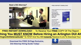 Arlington Criminal Defense Lawyers-Download Our FREE Guide