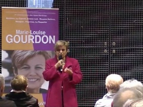 Marie-Louise Gourdon maire adjointe à la culture de Mouans-Sartoux