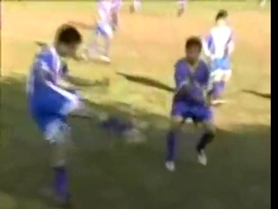 Soccer Kid Gets Hit In Nuts & Face