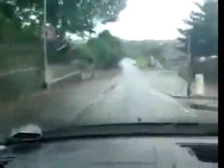 Evil Driver Soaks Kids At Bus Stop