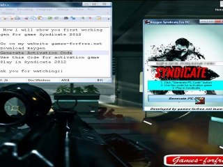 Syndicate 2012 Serial Number (Keys)