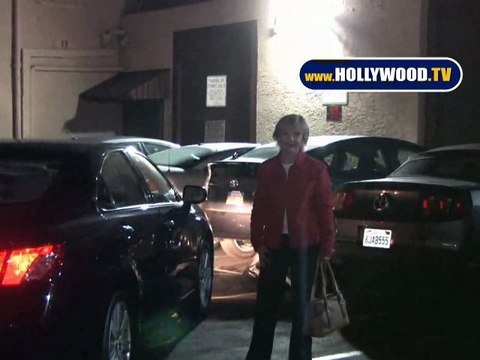 Florence Henderson And Corky Ballas At Dance Studio
