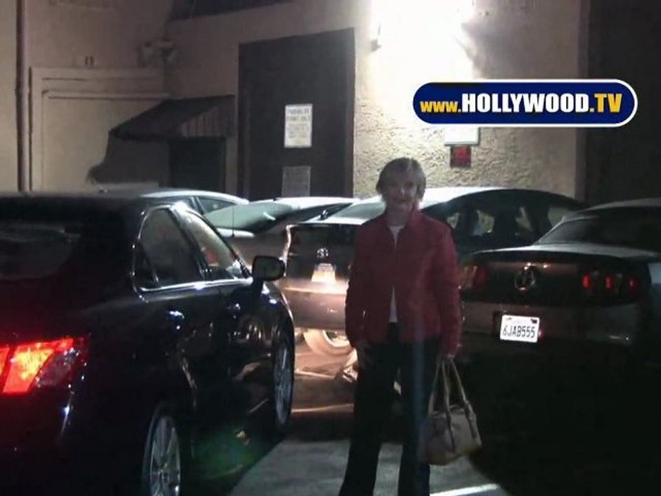 Florence Henderson And Corky Ballas At Dance Studio