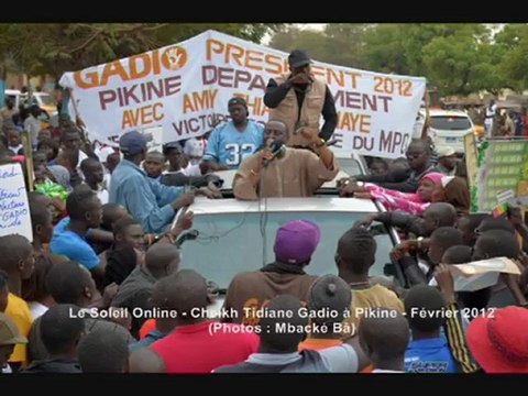 Cheikh Tidiane Gadio à Pikine