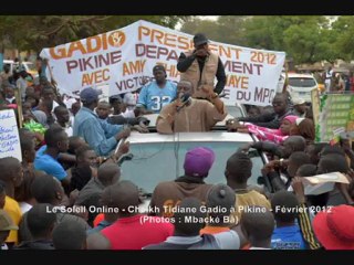 Cheikh Tidiane Gadio à Pikine
