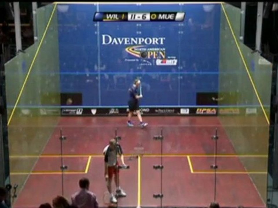 Squash - Willstrop schlägt Müller