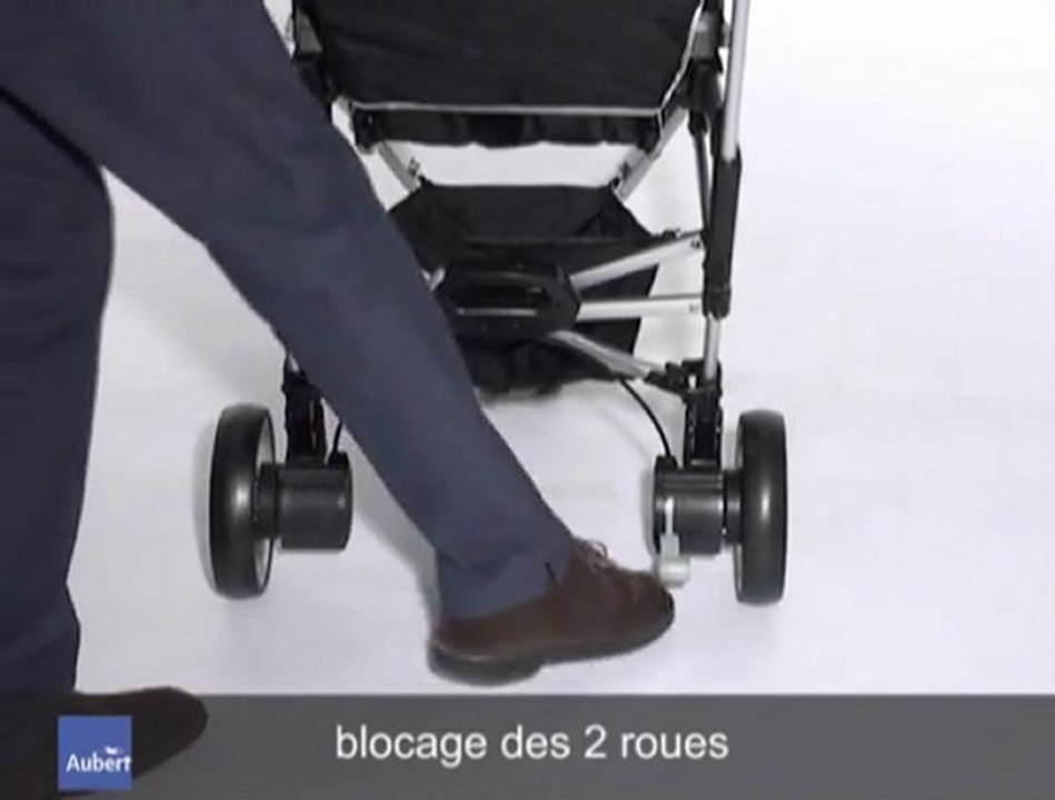 Poussette Kiss d'Aubert Concept - Freinage