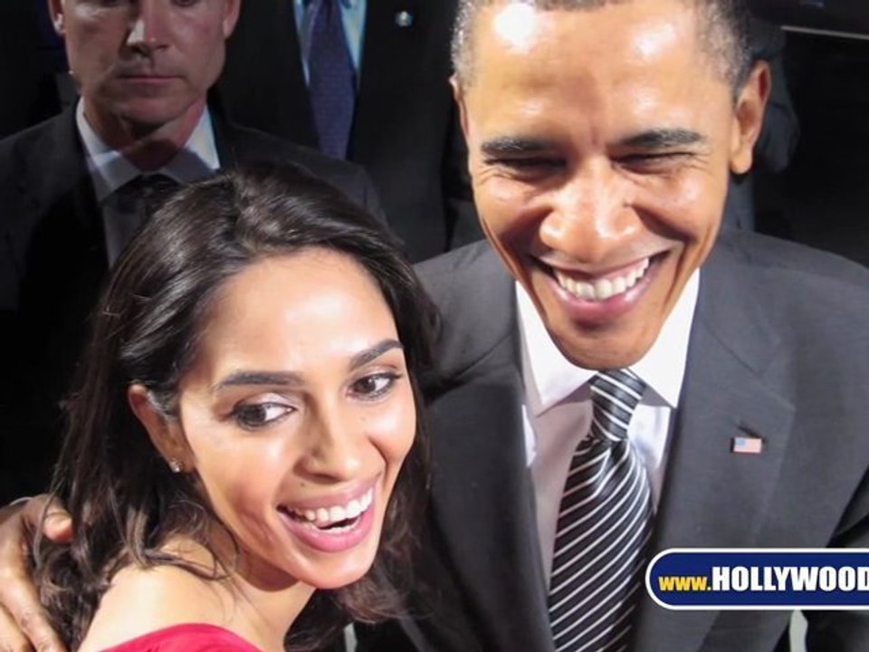 Bollywood Actress Mallika Sherawat Meets Barack Obama