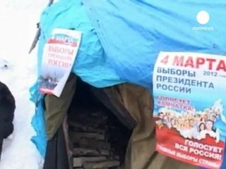 Russie: des urnes apportées par hélicoptères