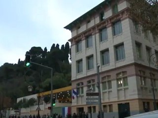 Inauguration des travaux de réhabilitation du collège Ségurane, à Nice