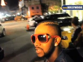 Omarion takes a night out at Colony nightclub