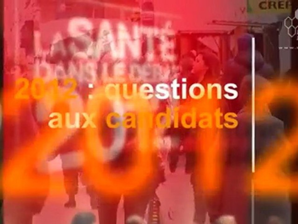 Elections 2012 : la Mutualité ouvre le débat sur la santé (version longue)