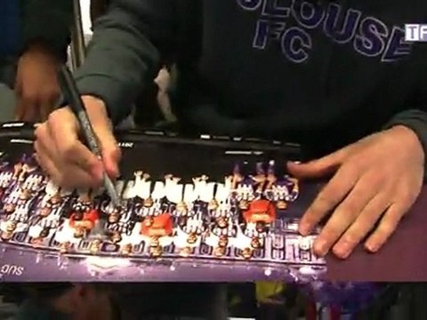 Le TFC à Grand Portet pour une séance de dédicaces