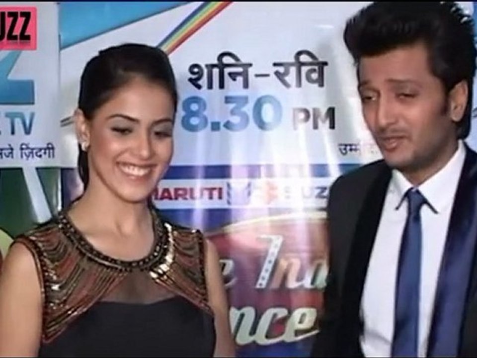Ritesh Deshmukh and Genelia on Dance India Dance Season 3