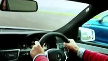 Drag race- BMW M5 v Porsche Panamera S v Mercedes E63 AMG v Jaguar XFR - evo exclusive