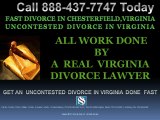 UNCONTESTED DIVORCE CHESTERFIELD VIRGINIA LAWYER ATTORNEYS