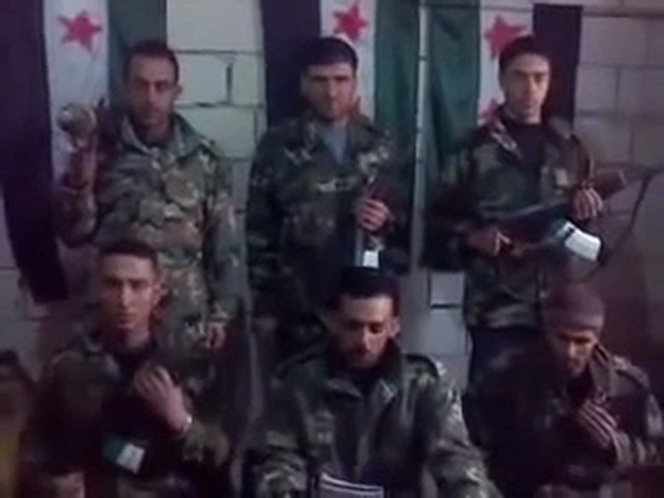 فري برس   إنشقاق مجموعة صف ضباط شرفاء و إنضمامهم للجيش الحر