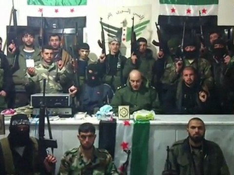 فري برس انشقاق المقدم محمد سامر رمضان ومجموعة من الافراد 18 2 2012