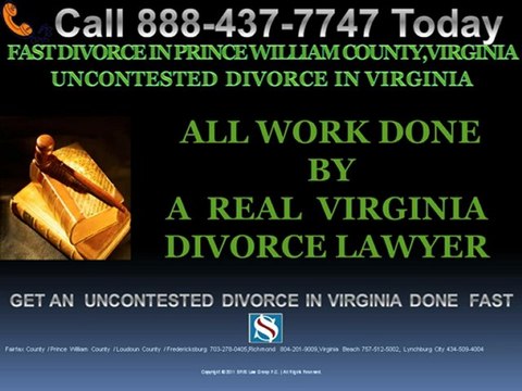 UNCONTESTED DIVORCE PRINCE WILLIAM COUNTY VIRGINIA LAWYER ATTORNEYS