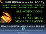 UNCONTESTED DIVORCE STAFFORD VIRGINIA LAWYER ATTORNEYS