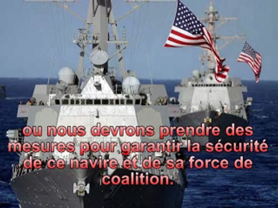 Conversation maritime entre la flotte americaine et ....??? devinez....