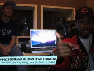 New Boyz Performing at Millions of Milkshakes at Westfield Mall!