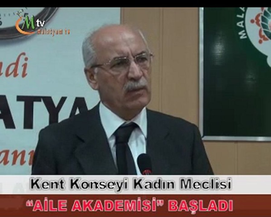 MALATYA KENT KONSEYİ AİLE AKADEMİSİ  BAŞLADI