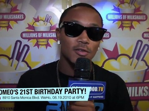 Romeo's 21st Birthday Block Party Coming to Millions of Milkshakes West Hollywood!