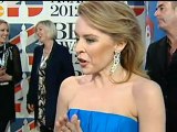 Kylie at the BRITS: Talking about Adele's dirty jokes